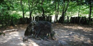 Tumba de Merlín en el Bosque de Broceliande