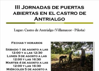 III Jornadas de puertas abiertas en el castro de Antrialgo.