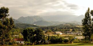 Sierra del Aramo vista desde Monte Cerrao. Oviedo / Uviéu