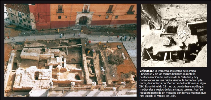 Abierta de nuevo la cripta de Puerta Obispo en León