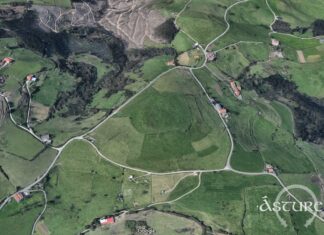 Castro de Castiello. Google Earth