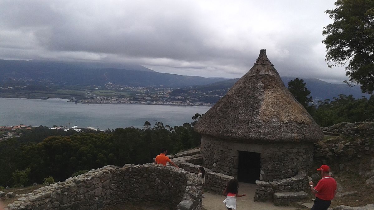 El castro de Santa Tecla, Galicia