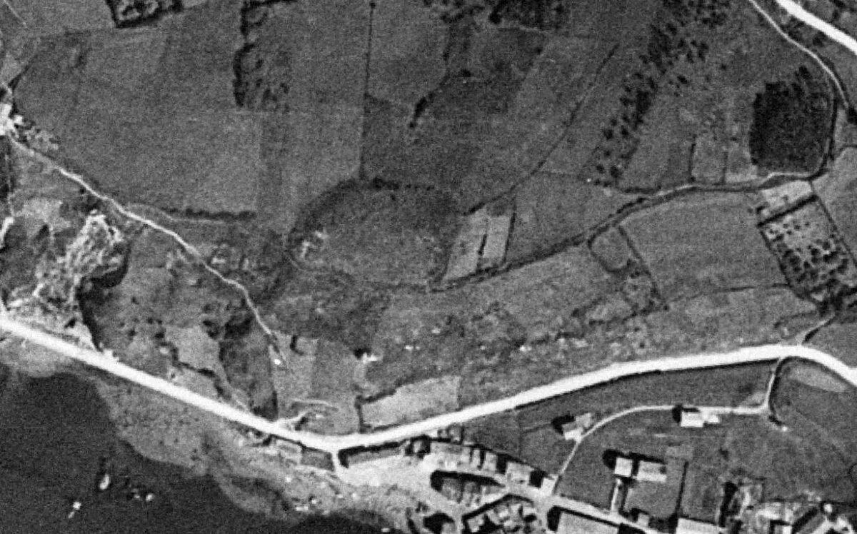 Fotografía de la zona en el vuelo americano de 1956. Fototeca IGN
