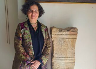 La consejera Berta Piñán con la Fortuna Balnearia. Foto Principado de Asturias