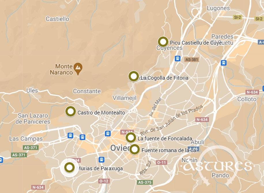 Las murias de Paraxuga, una villa romana en la ciudad de Oviedo