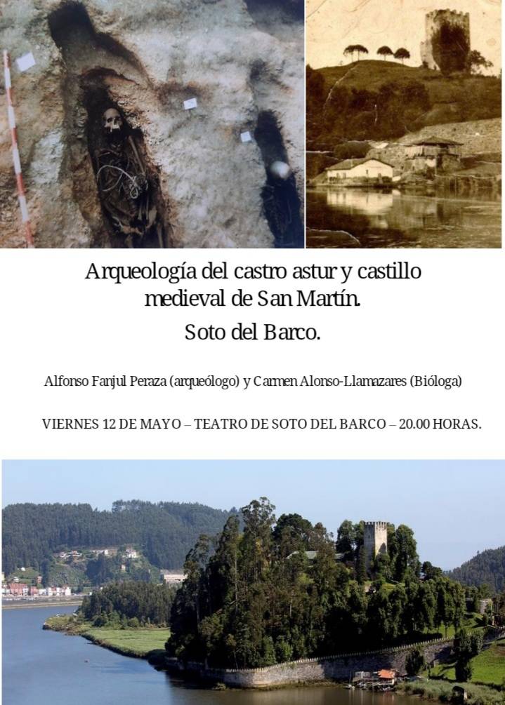 Conferencia: Arqueología del castro astur y castillo medieval de San Martín. Soto del Barco