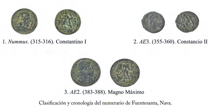 Monedas del tesorillo de Fuentesanta. E. Carrocera y González de Aspuru, 2023