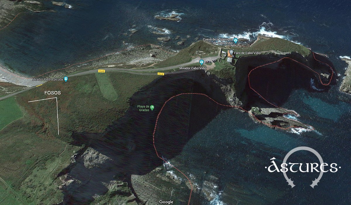 Castrellón, Cabo Vidio