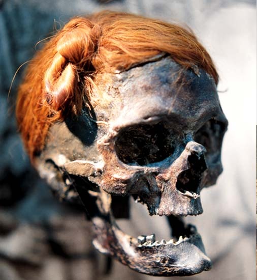 Cráneo de Osterby. Landesmuseum, Stutgart