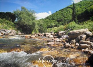 Río Braña. Concejo de Aller.