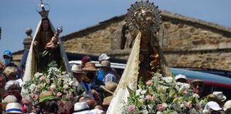 Salida de la romería de la Virgen del Castro en 2022. Astorgadigital.com