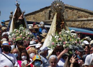 Salida de la romería de la Virgen del Castro en 2022. Astorgadigital.com