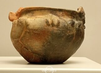 Olla "celtiberica" de Moriyón. Museo Arqueológico de Asturias