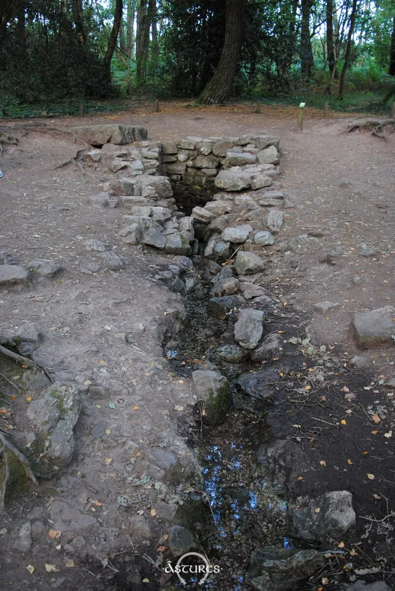La fuente de Barenton. Una de las fuentes celtas con más carga mitológica de Europa. Bosque de Broceliande, Bretaña. 2019