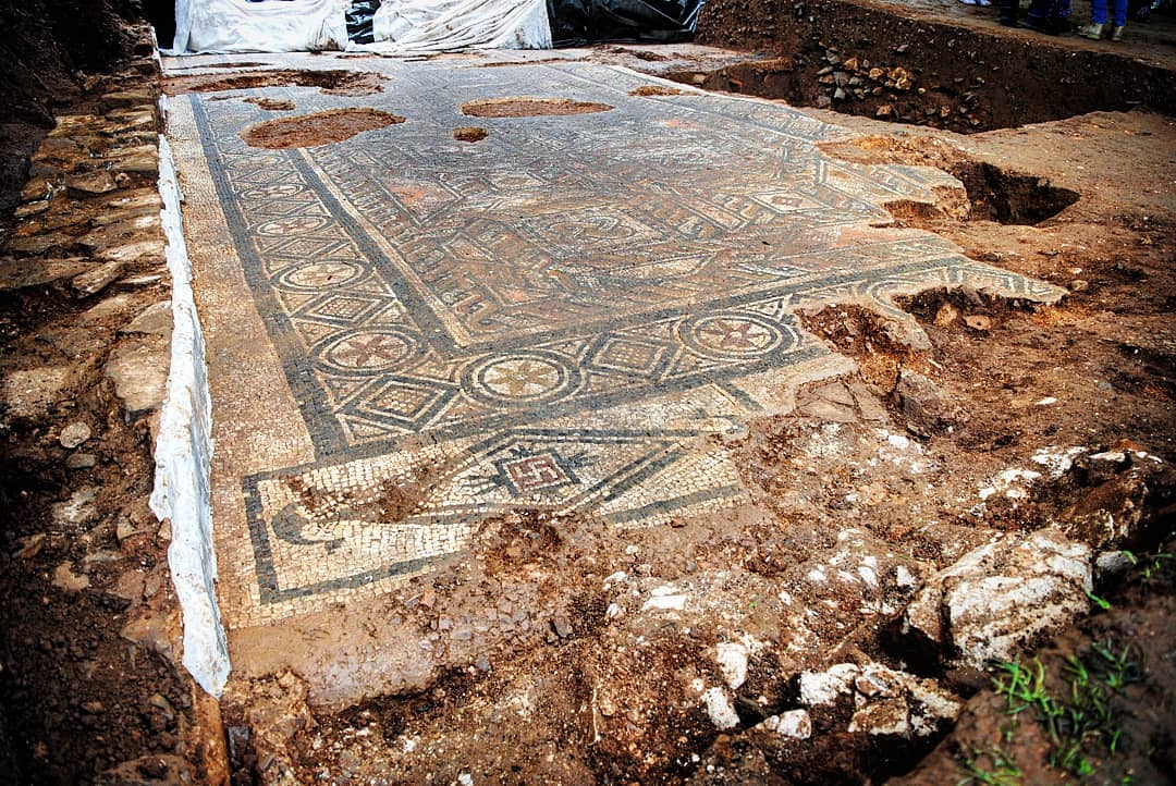 Mosaico de la villa de La Estaca / Andayón.
