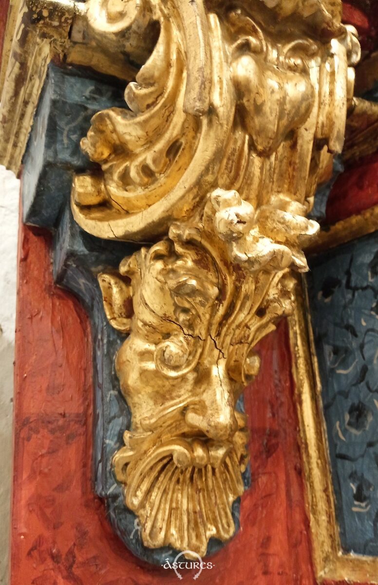 "Green man" barroco de Lugás.