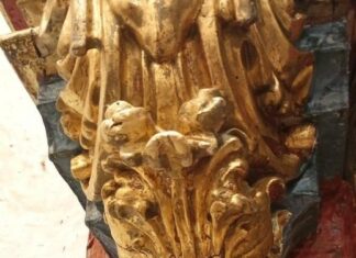"Green man" barroco de Lugás.