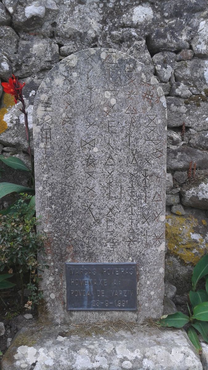 Monumento a marineros de Povoa en Sta Tecla. foto propia