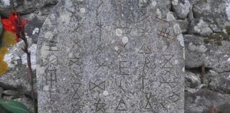 Marcas poveiras en el Monte Trega. Foto del autor.