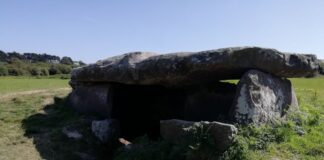 Dolmen de Kergunteuil en 2019