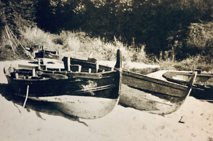 La embarcación conocida como dorna tiene unas características constructivas que tienen su origen en la carpintería de ribera del norte de Europa. Foto Fernando Alonso Romero.