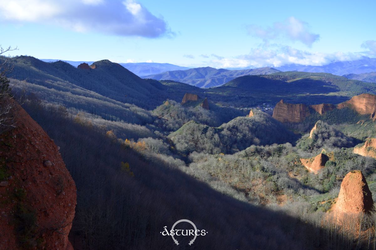 Vista parcial de las Médulas