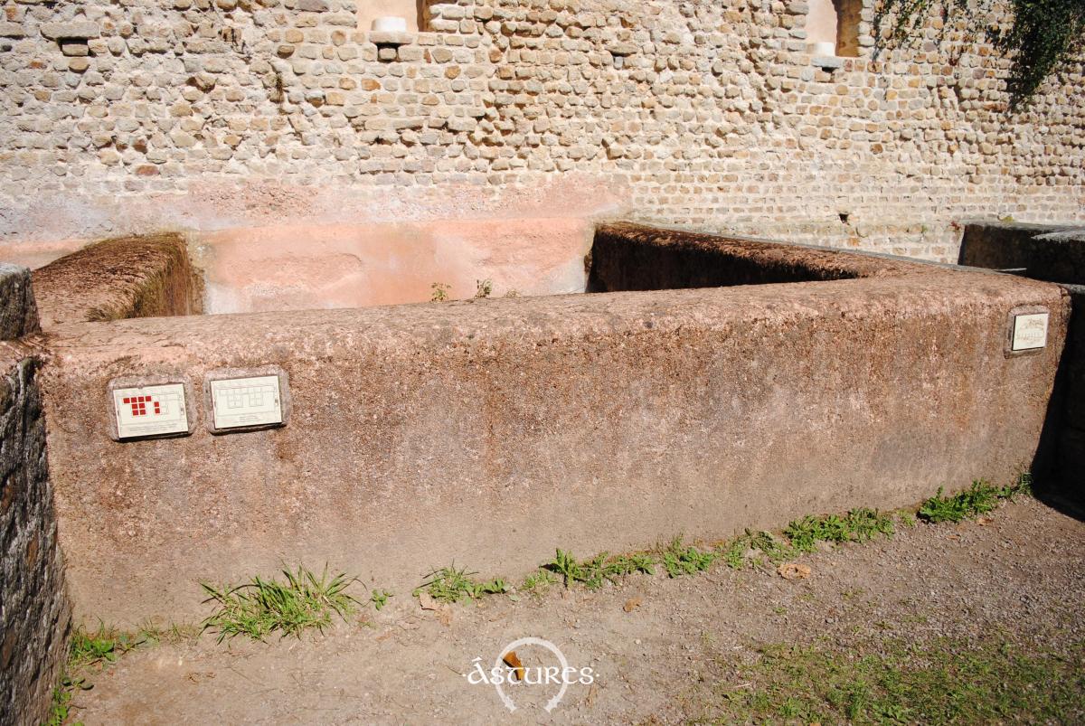 Uno de los depósitos donde se fabricaban salazones y garum.