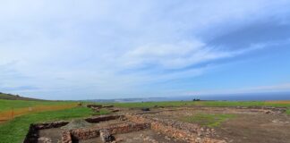Casa romana en las excavaciones de la Campa Torres, 2024