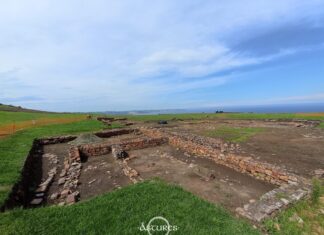 Casa romana en las excavaciones de la Campa Torres, 2024