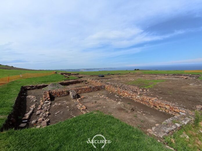 Casa romana en las excavaciones de la Campa Torres, 2024 Casa romana en las excavaciones de la Campa Torres, 2024