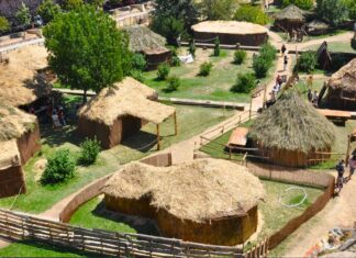Campamento astur. Fiestas de Astures y romanos. Foto de la organización