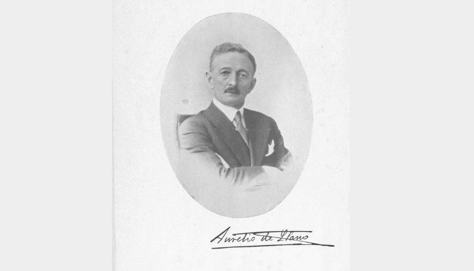 Aurelio de llano. Retrato en 