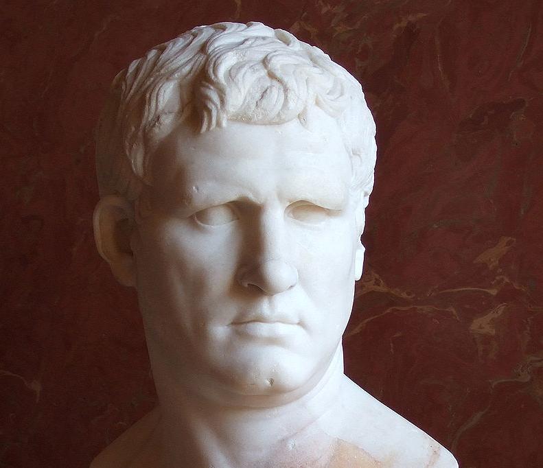 Detalle del retrato de Agripa del Louvre. Fuente CC