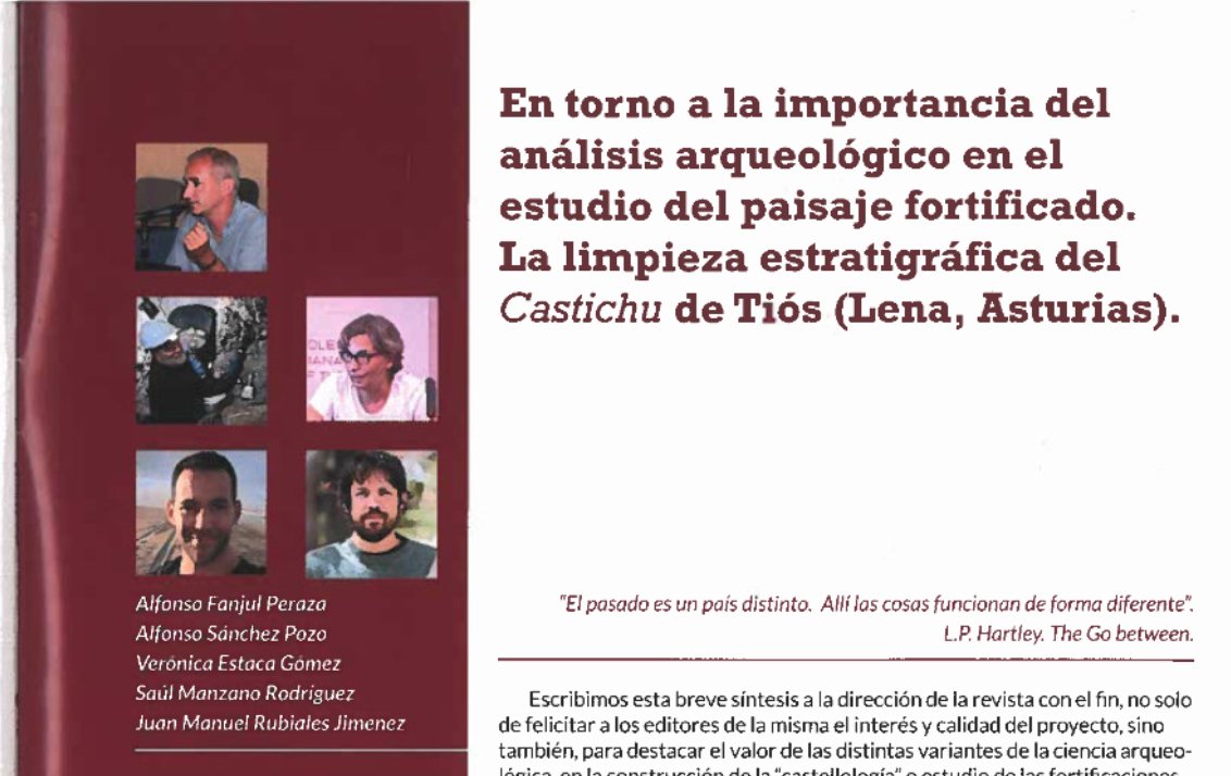 En torno a la importancia del análisis arqueológico en el estudio del paisaje fortificado. Tiós Lena