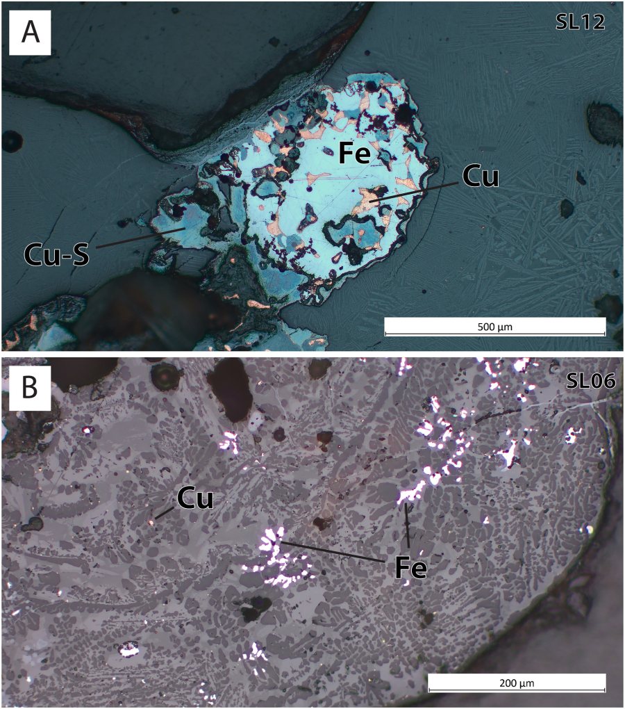 Análisis de hierro y cobre procedentes del taller de fundición de Kvemo Bolnisi
