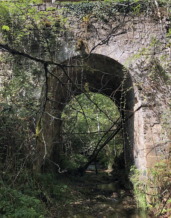 Puente romano del Acebal. Abándames