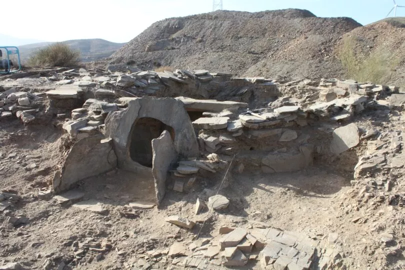 Necrópolis de los Milanes. Foto: Amigos de la Alcazaba (amigosdelaalcazaba.org)