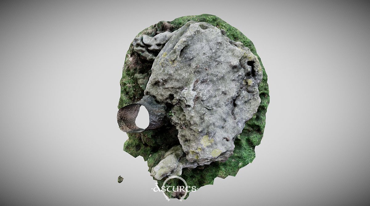 Modelo fotogramétrico de un dolmen del oriente de Asturias. Modelo fotogramétrico de un dolmen del oriente de Asturias.