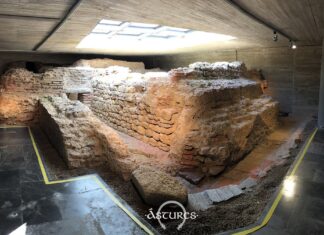 Letrinas de las termas romanas de la ciudad de León. Cripta de Puerta Obispo