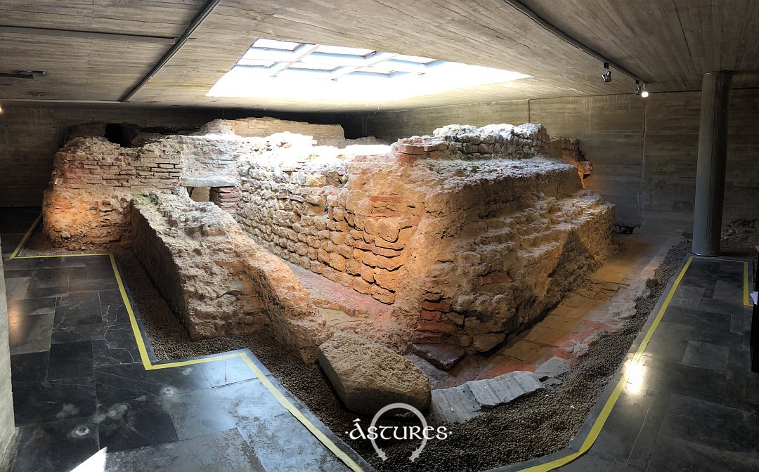 Letrinas de las termas romanas de la ciudad de León. Cripta de Puerta Obispo