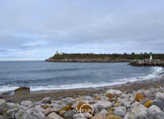 La leyenda de Argentola. De la realidad romana a la idealización medieval y moderna Desembocadura de la ría de Avilés con el cabo de San Juan.