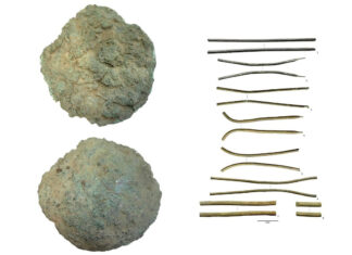 Comercio de metales entre Iberia y el Báltico en la Edad del Hierro Torta y varillas de hierro procedentes de Iberia en la Edad del Hierro y halladas en Suecia y Polonia respectivamente. Foto, autores de la publicación.