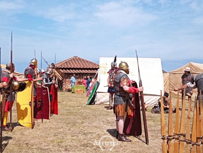 Recreación de época romana en la Campa Torres. Antiqvi Mores Recreación de época romana en la Campa Torres. Antiqvi Mores