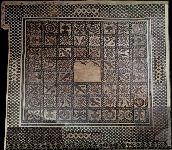 Mosaico de Memorana. Museo Arqueológico de Asturias.