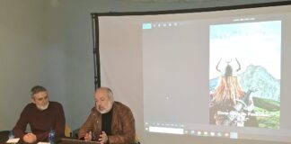Presentación de la novela "Los últimos hijos de Bodo" de David Henales. Salón de actos del Museo de la Campa Torres.