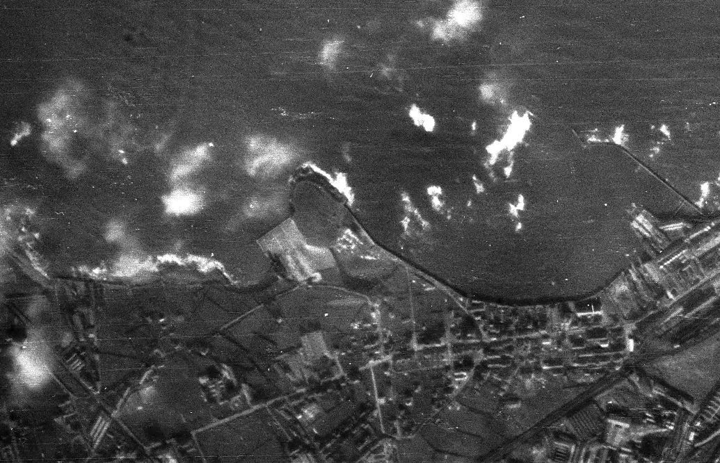 Punta Coroña, vuelo americano A, 1940. Foto CNIG