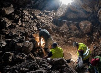 Nueva campaña arqueológica en la sima de La Sobia, un yacimiento clave para conocer la montaña asturiana protohistórica y romana Campaña 2026 en Peña Sobia. Teverga. Foto. A. Fanjuil Peraza