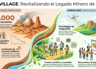 Infografía del proyecto Aurvillage. Universidad de León