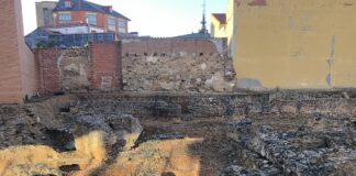 Extremo sur del foro de Asturica Augusta
