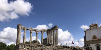 Templo romano de Évora, Portugal. 2026